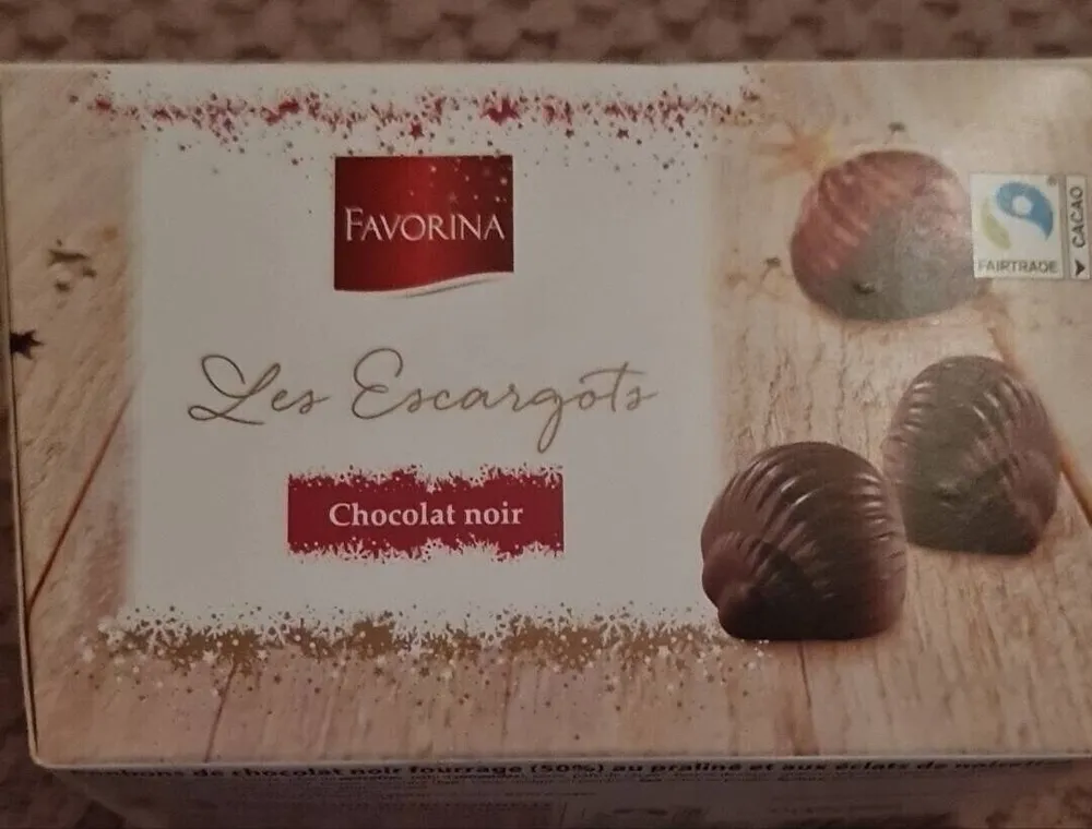 Les escargots chocolat noir