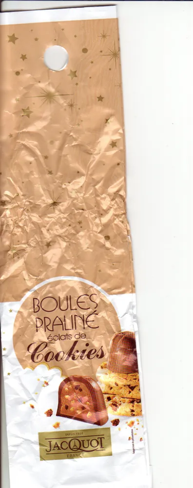 boules pralinés éclats de cookies