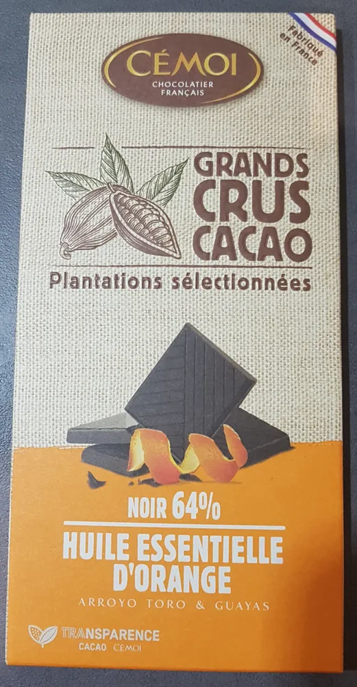 Noir 64% Huile essentielle d'orange
