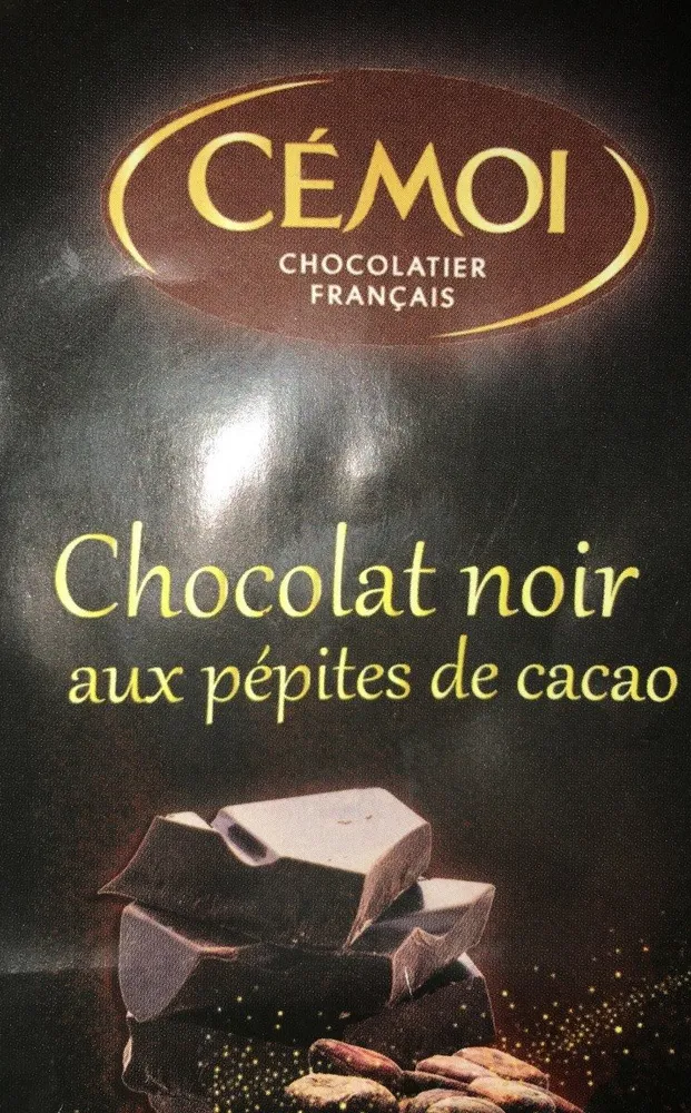 Chocolat noir aux pepites de cacao