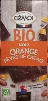 Bio orange fèves de cacao