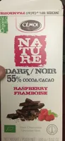 Noir 55% framboise