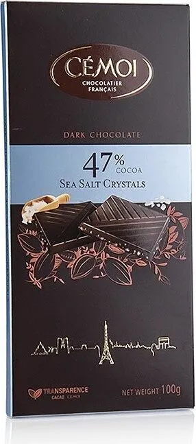 Dark Chocolate Sea Salt Crystals