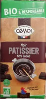 Noir  pâtissier 52% cacao bio