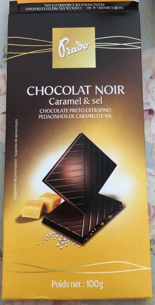 Chocolat noir caramel et sel