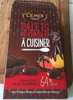 Palets Chocolat Noir 64%