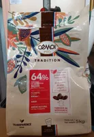 Chocolat noir de couverture 64%
