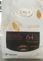 Chocolat de couverture noir 64%