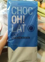 Choc Oh! Lat lait pur beurre de cacao