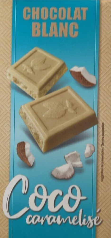 CHOCOLAT BLANC Coco caramélisé
