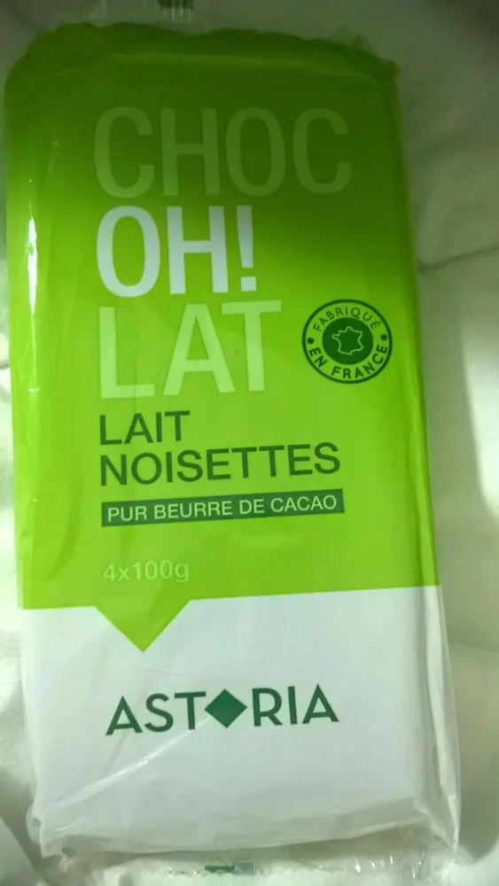 Choc oh! Lat Lait noisettes
