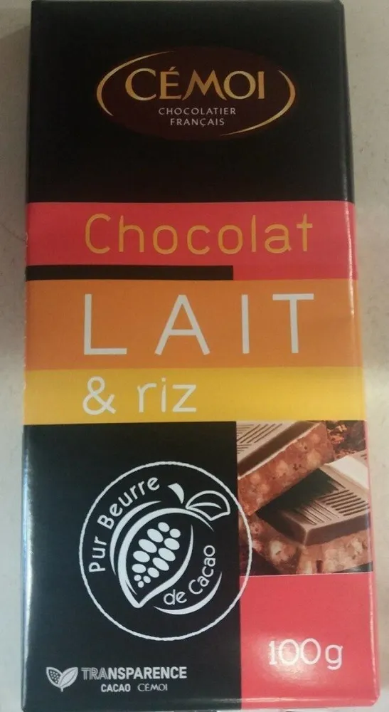 Chocolat Lait & riz