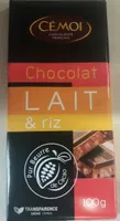Chocolat Lait & riz