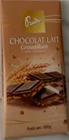 Chocolat au Lait au Céréales Croustillantes