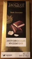 Smooth dark chocolate with coconut center