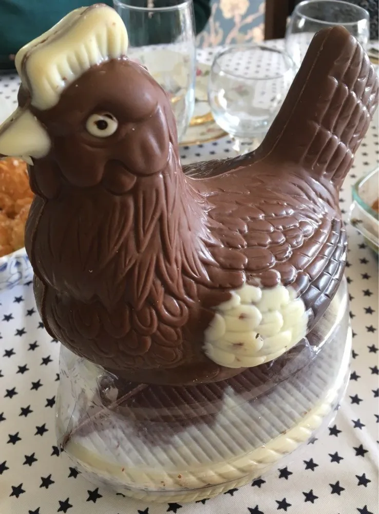 Moulages de chocolat