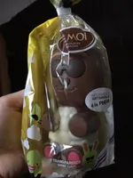 Moulage chocolat au lait decore