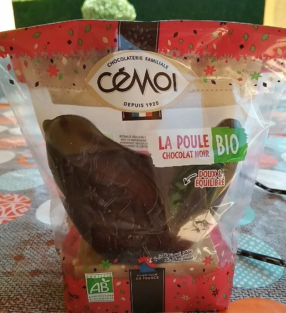 La poule chocolat noir bio