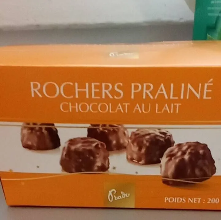 Rochers praliné chocolat au lait