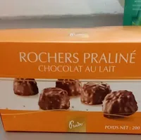 Rochers praliné chocolat au lait
