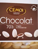 Dragées au chocolat noir 70% cacao