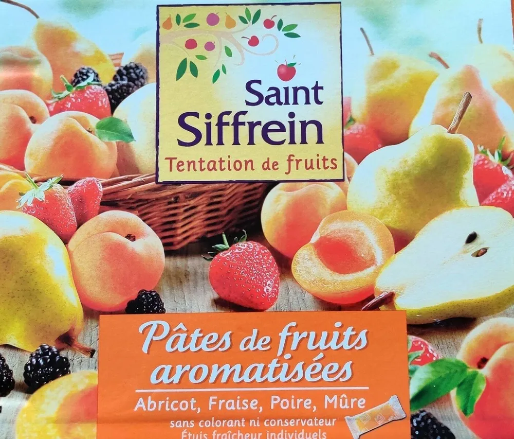 Pâtes de fruits aromatisées