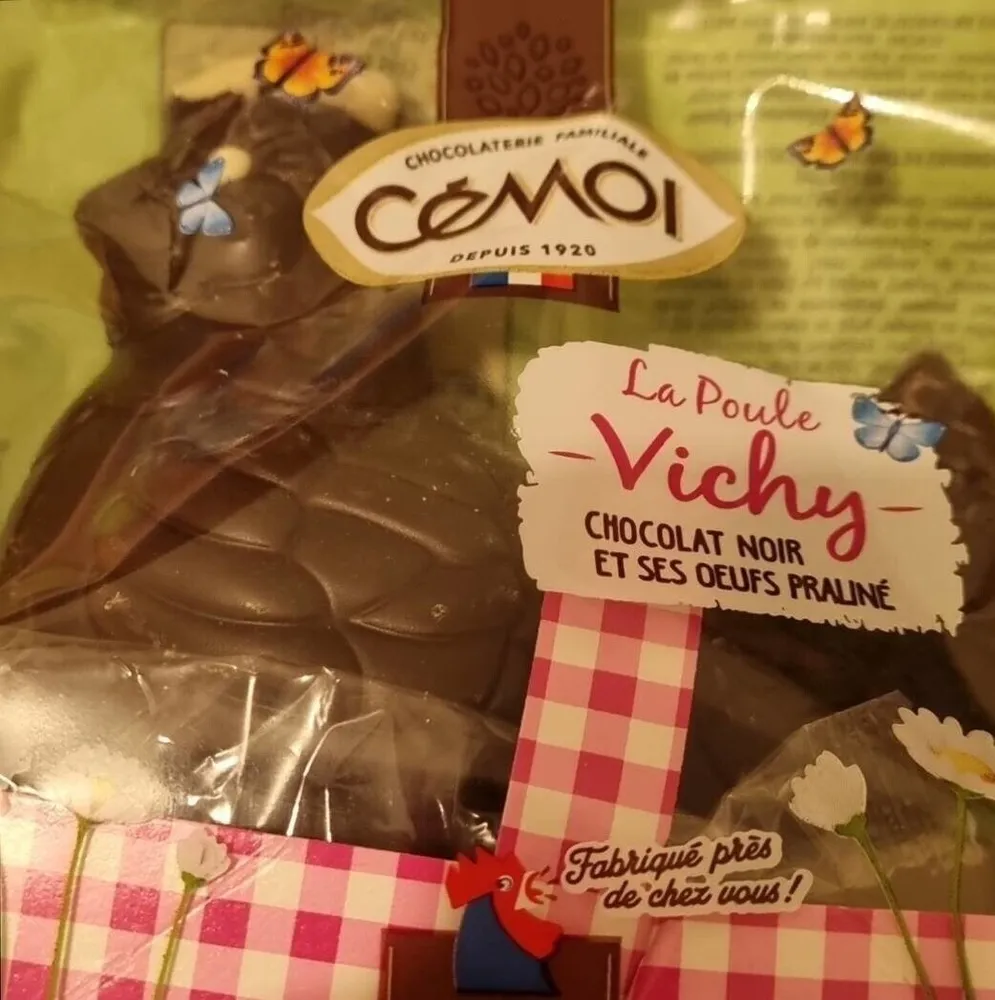 La poule vichy chocolat noir