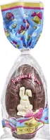 Œuf en chocolat au lait décoré