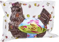 Jacquot, Poule au chocolat au lait garnie d'oeufs a la liqueur , le sachet de