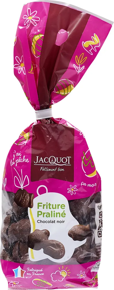 Sachet friture Jacquot Praliné noir