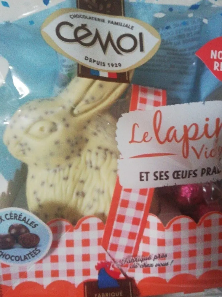 Le lapin vichy et ses oeufs pralines