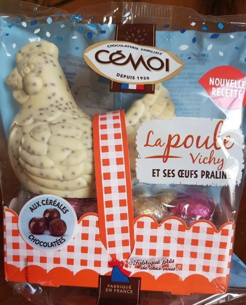 La Poule Vichy et ses œufs praliné