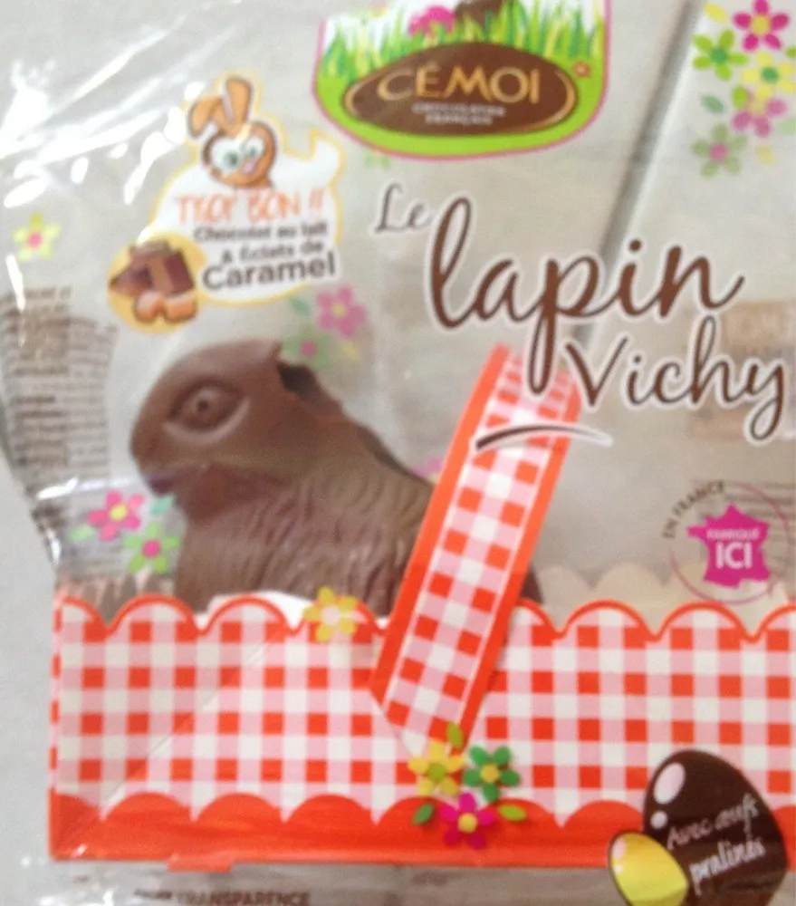 CEMOI Le lapin vichy Chocolat au lait avec œufs