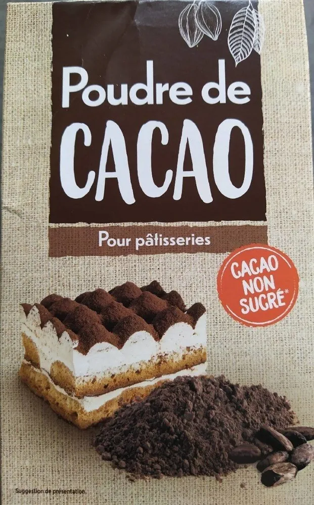 Poudre de cacao non sucrée
