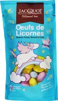 Oeufs de Licornes saveurs Fraise, Banane & Cola