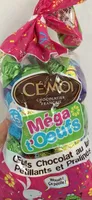 Sachets de 45 méga oeufs au chocolat au lait pétillants et pralinés