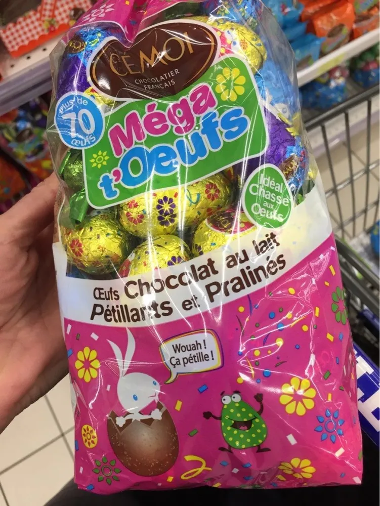 Oeufs de Pâques au Lait