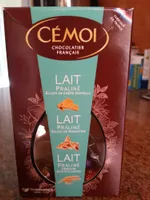 Les oeufs dégustation lait praliné