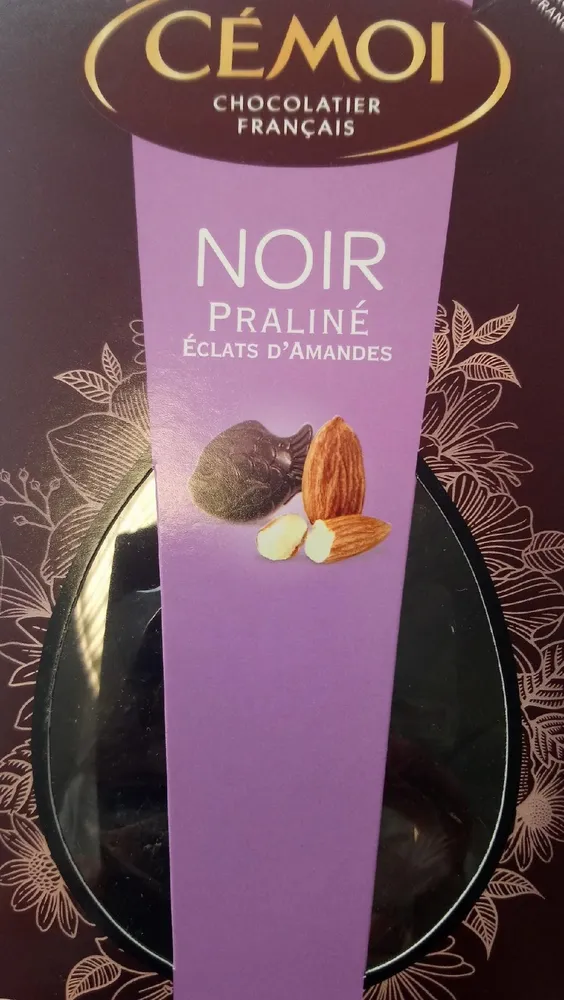 Fritures dégustation noir praliné