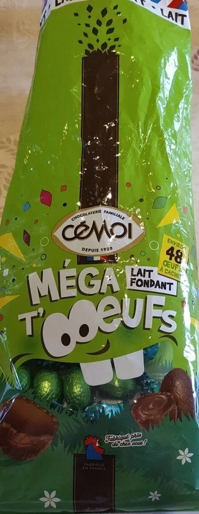 Oeufs au chocolat au lait (Méga t'oeufs)