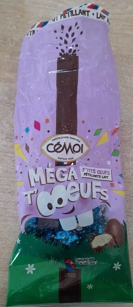 Méga t'oeufs p'tits oeufs pétillant lait