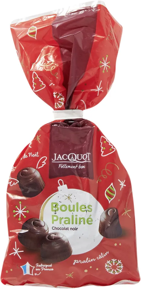 Boules Praliné Chocolat Noir Jacquot