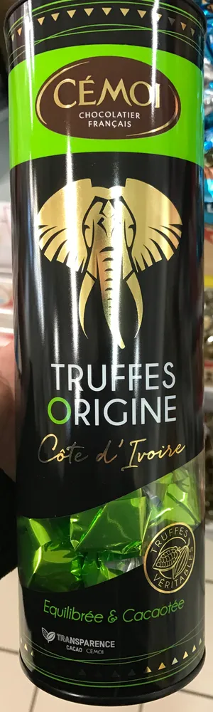 Truffes Origine Côte d'Ivoire