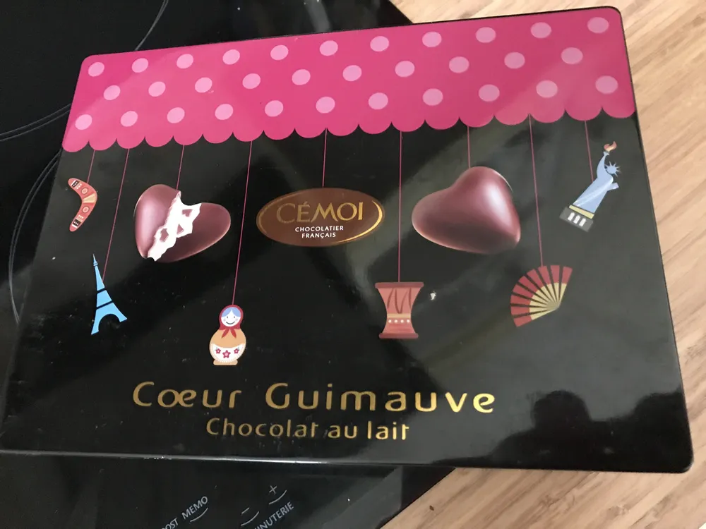 Cemoi coeur guimauve chocolat au lait