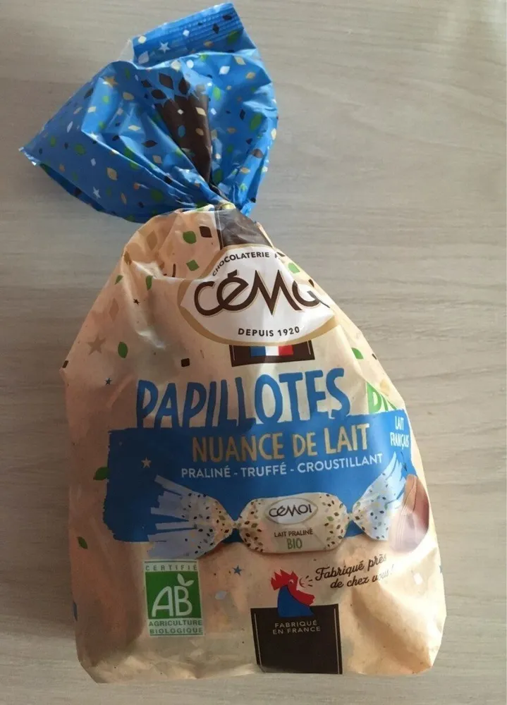 Papillottes nuance de lait
