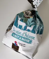 Chocolat un air d'hiver lait et noir