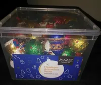 Chocolats au lait de Noël