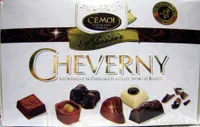 Cheverny Assortiment de chocolats au lait noirs et blancs Cémoi