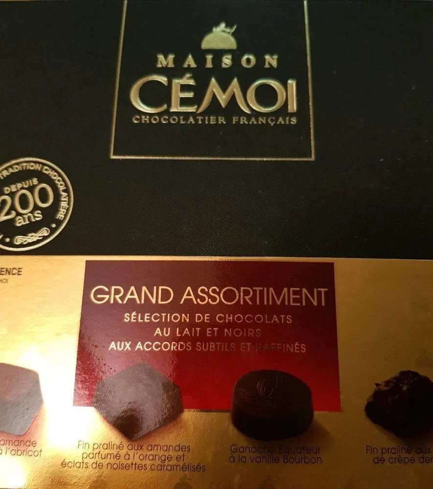 Grand assortiment de chocolat