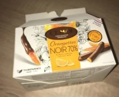 Orangettes noir 70%